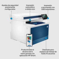 Impresora Multifunción HP Color LaserJet Pro 4302fdw A4 Wi-Fi