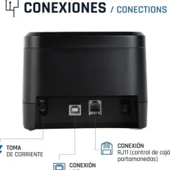 Impresora Térmica iggual TP Easy 58 Negro