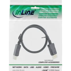 InLine DisplayPort 1.4 Gold 8K Negro 1m - Cable DisplayPort
