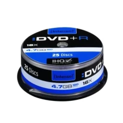 Intenso 16x 4.7GB 25 Unidades - DVD+R