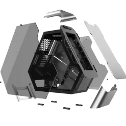 Jonsbo TR03-A Silver Cristal Templado - Caja/Torre