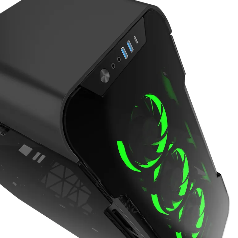 Jonsbo TR03-G Black Cristal Templado - Caja/Torre