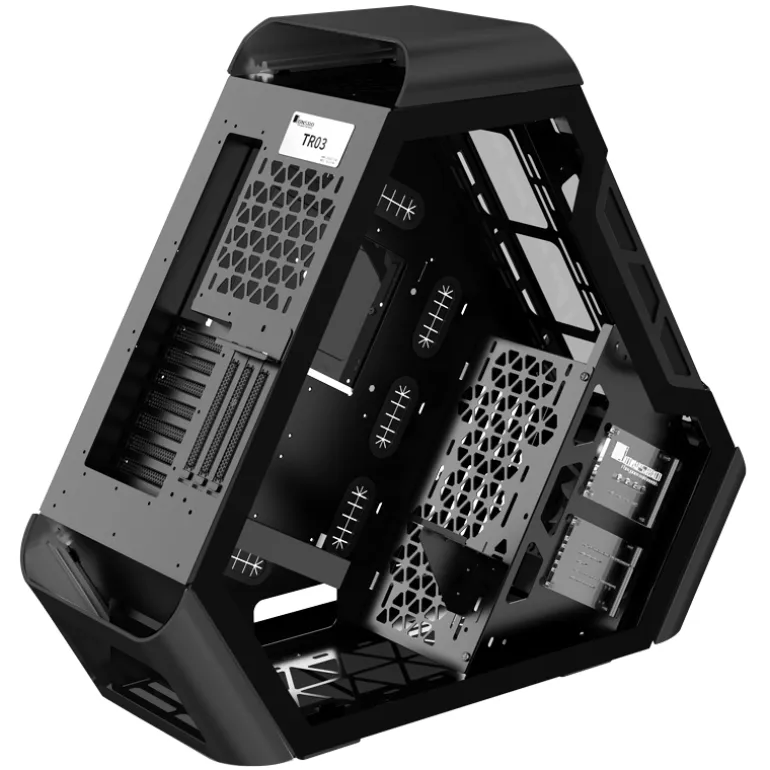 Jonsbo TR03-G Black Cristal Templado - Caja/Torre