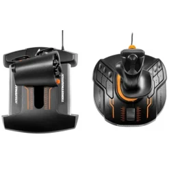 Joystick Thrustmaster T16000M FCS Hotas PC + Acelerador
