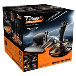 Joystick Thrustmaster T16000M FCS Hotas PC + Acelerador