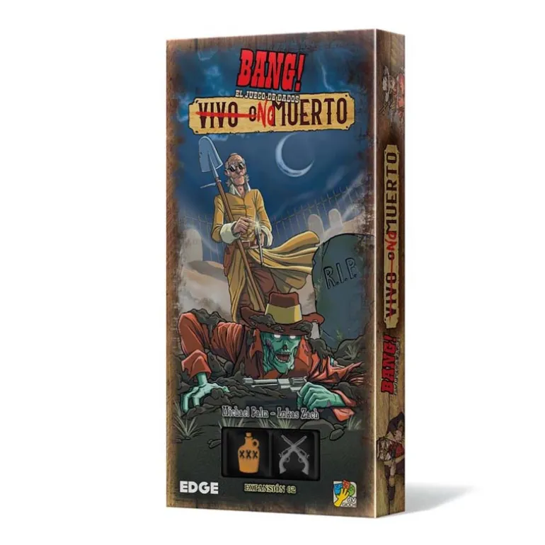 Juego de Mesa Asmodee Bang! El Juego de Dados Vivo o No Muerto