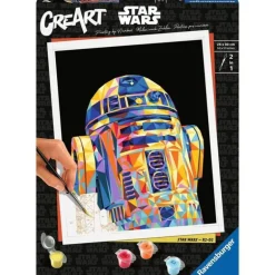 Juego de Mesa asmodee Ravensburger CreArt Trend C Star Wars: R2D2 Multicolor