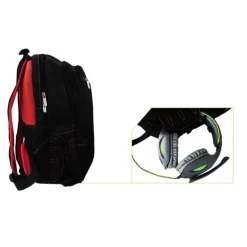Keep Out BK7RXL 17'' Gaming Negro/Rojo - Mochila