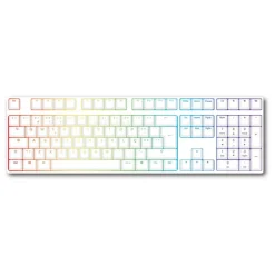 Keycaps Ducky 109 Teclas PBT Doubleshot Blanco (ES)