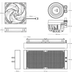 Kit Refrigeración Líquida Arctic Liquid Freezer III 280