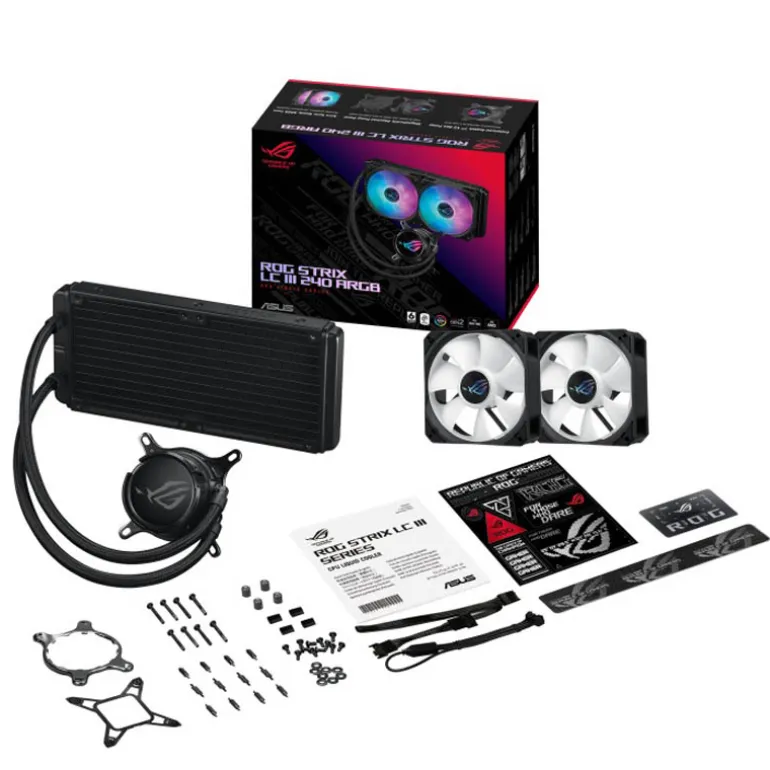Kit Refrigeración Líquida Asus ROG Strix LC III 240 ARGB Negro