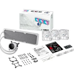 Kit Refrigeración Líquida Asus ROG Strix LC III 360 ARGB LCD Blanco