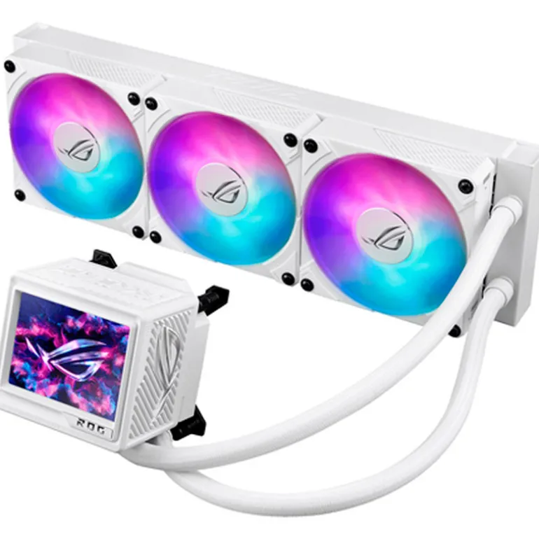 Kit Refrigeración Líquida Asus ROG Ryujin III 360 ARGB Extreme LCD Blanco