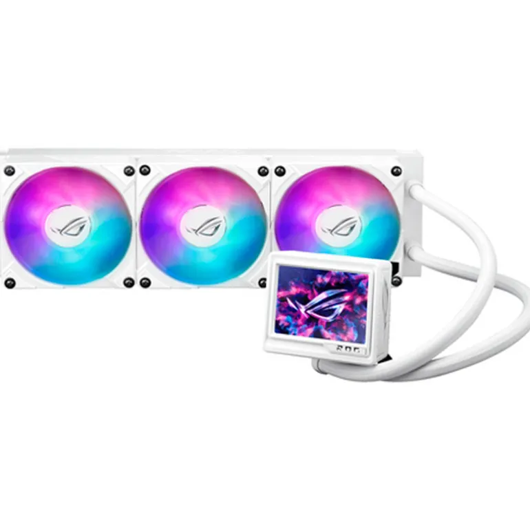 Kit Refrigeración Líquida Asus ROG Ryujin III 360 ARGB Extreme LCD Blanco