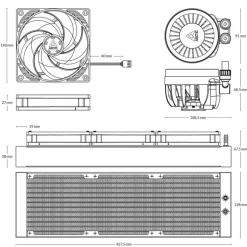 Kit Refrigeración Líquida Arctic Liquid Freezer III 420