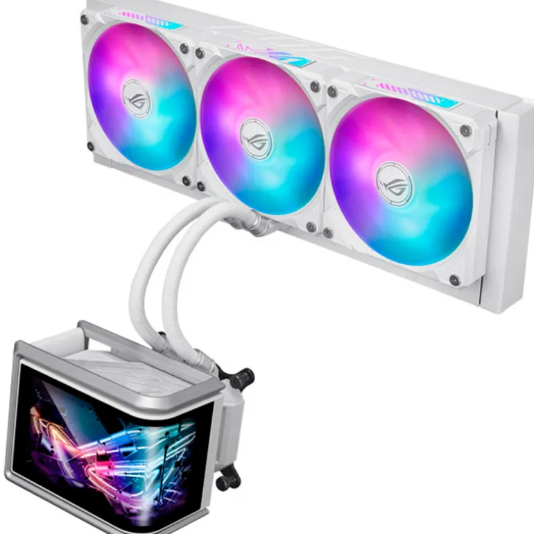 Kit Refrigeración Líquida Asus ROG Ryuo IV SLC 360 ARGB LCD White Edition