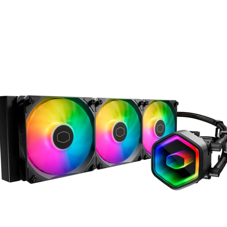 Kit Refrigeración Líquida Cooler Master MasterLiquid 360 Core II Lite ARGB 360mm Negro