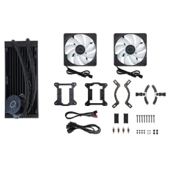 Kit Refrigeración Líquida Cooler Master MasterLiquid 240L Core ARGB Negro