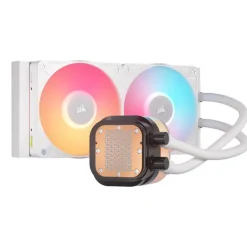 Kit Refrigeración Líquida Corsair iCUE LINK TITAN RGB 240 RX LCD Blanco