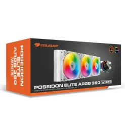 Kit Refrigeración Líquida Cougar Poseidon Elite ARGB 360 Blanco