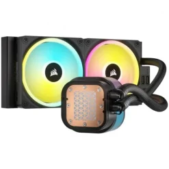 Kit Refrigeración Líquida Corsair iCUE LINK H100i RGB 240 LCD Negro