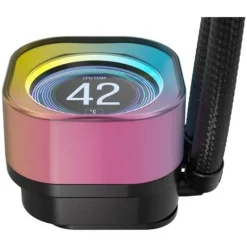 Kit Refrigeración Líquida Corsair iCUE LINK H100i RGB 240 LCD Negro