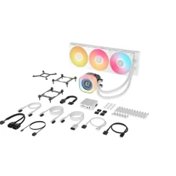 Kit Refrigeración Líquida Corsair iCUE LINK TITAN RGB 360 RX LCD Blanco