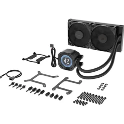 Kit Refrigeración Líquida Corsair Nautilus RS 240 LCD Negro