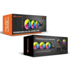 Kit Refrigeración Líquida Cougar Poseidon Elite ARGB 360 Negro