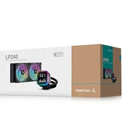 Kit Refrigeración Líquida DeepCool LP240 ARGB 240mm LCD Negro