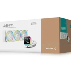 Kit Refrigeración Líquida DeepCool LQ360 ARGB LCD 360mm Blanco