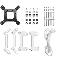 Kit Refrigeración Líquida DeepCool Mystique 360 ARGB 360mm LCD Blanco