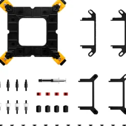 Kit Refrigeración Líquida Gamdias Aura GL240 LCD ARGB Negro
