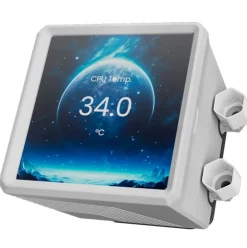 Kit Refrigeración Líquida Gamdias Aura GL360 LCD ARGB Blanco