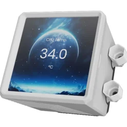 Kit Refrigeración Líquida Gamdias Aura GL240 LCD ARGB Blanco