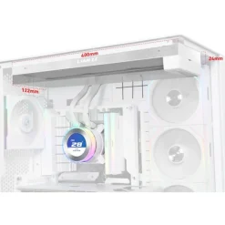 Kit Refrigeración Líquida Lian Li HydroShift II LCD 360 Blanco