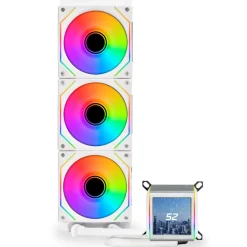 Kit Refrigeración Líquida Lian Li Galahad II SL-INF 360 ARGB LCD Blanco