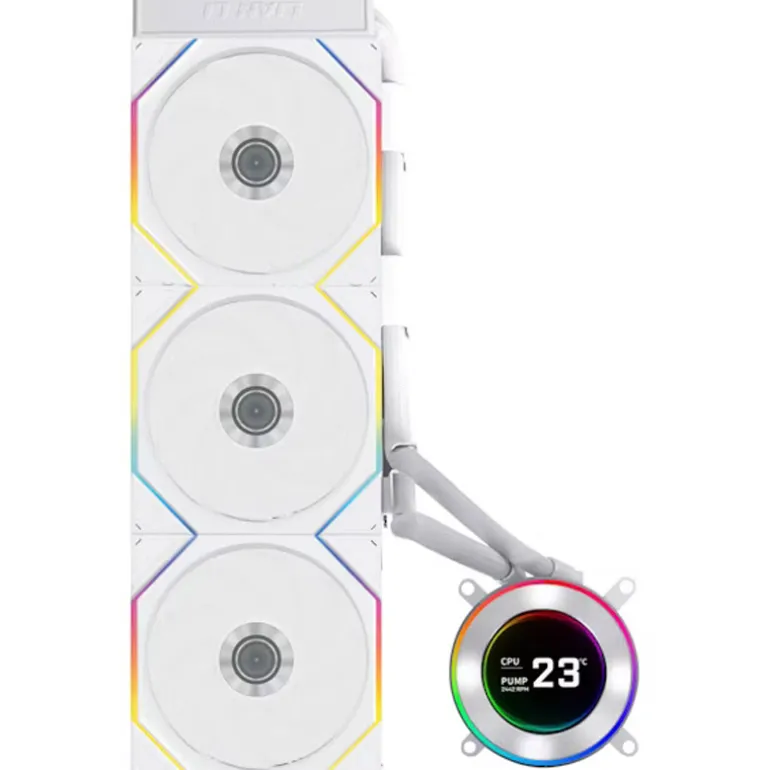 Kit Refrigeración Líquida Lian Li Hydroshift II LCD 360TL Blanco