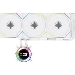 Kit Refrigeración Líquida Lian Li Hydroshift II LCD 360TL Blanco