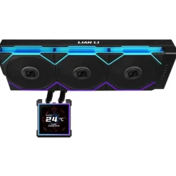 Kit Refrigeración Líquida Lian Li HydroShift II LCD-S ARGB 360TL Negro