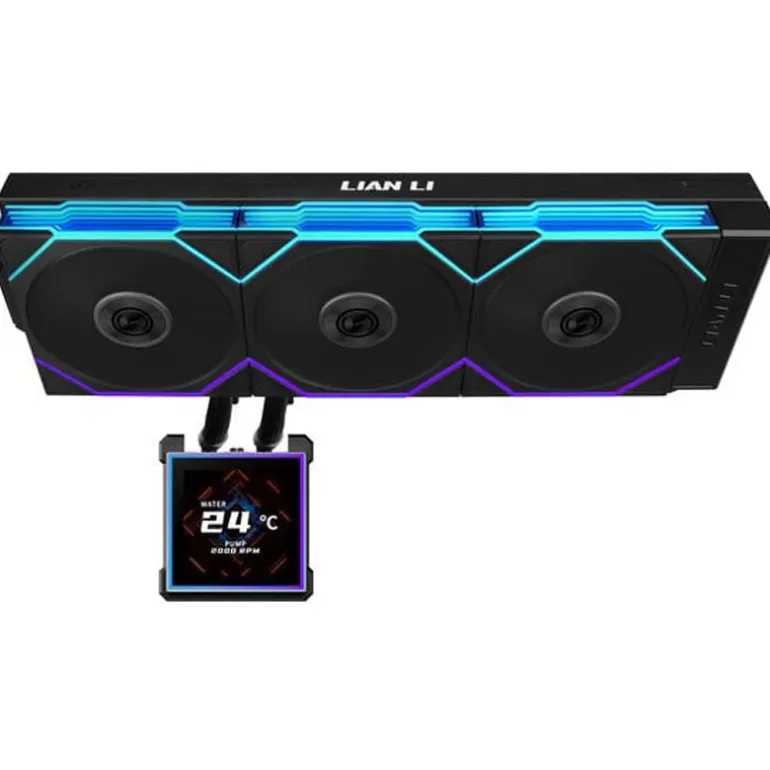 Kit Refrigeración Líquida Lian Li HydroShift II LCD-S ARGB 360TL Negro