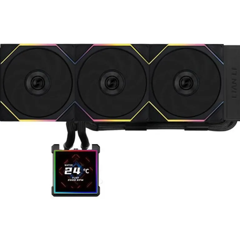 Kit Refrigeración Líquida Lian Li HydroShift II LCD-S ARGB 360TL Negro