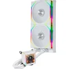Kit Refrigeración Líquida Lian Li Galahad II LCD TL Wireless ARGB 280mm Blanco