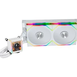 Kit Refrigeración Líquida Lian Li Galahad II LCD TL Wireless ARGB 280mm Blanco