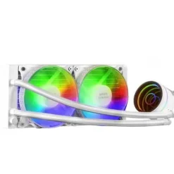 Kit Refrigeración Líquida Mars Gaming MLONE240W FRGB Blanco