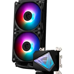 Kit Refrigeración Líquida MSI MAG CORELIQUID I240 ARGB Negro