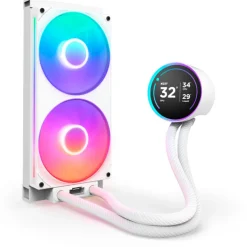 Kit Refrigeración Líquida NZXT Kraken Elite 280 RGB (2025) LCD Display Blanco