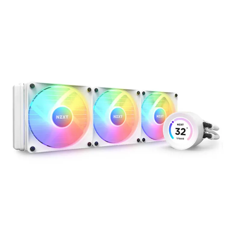 Kit Refrigeración Líquida NZXT Kraken Elite 360 RGB LCD Display Blanco