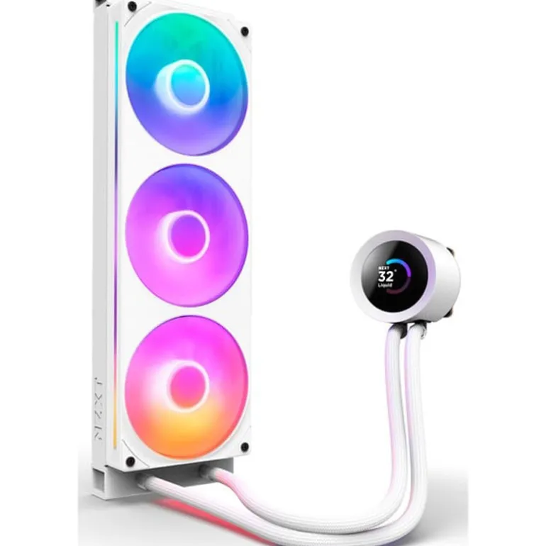 Kit Refrigeración Líquida NZXT Kraken Plus RGB 360 LCD Blanco