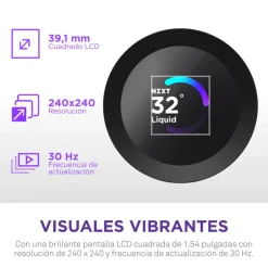 Kit Refrigeración Líquida NZXT Kraken Plus RGB 240 LCD Negro